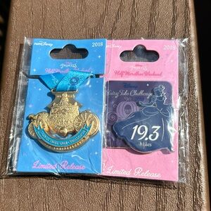 Disney Trading Pin 2018 princess half marathon weekend fairy tale challenge NWT